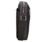 Borsa a tracolla uomo 100% PU Leather PCL3015-BLACK Northampton Polo Club