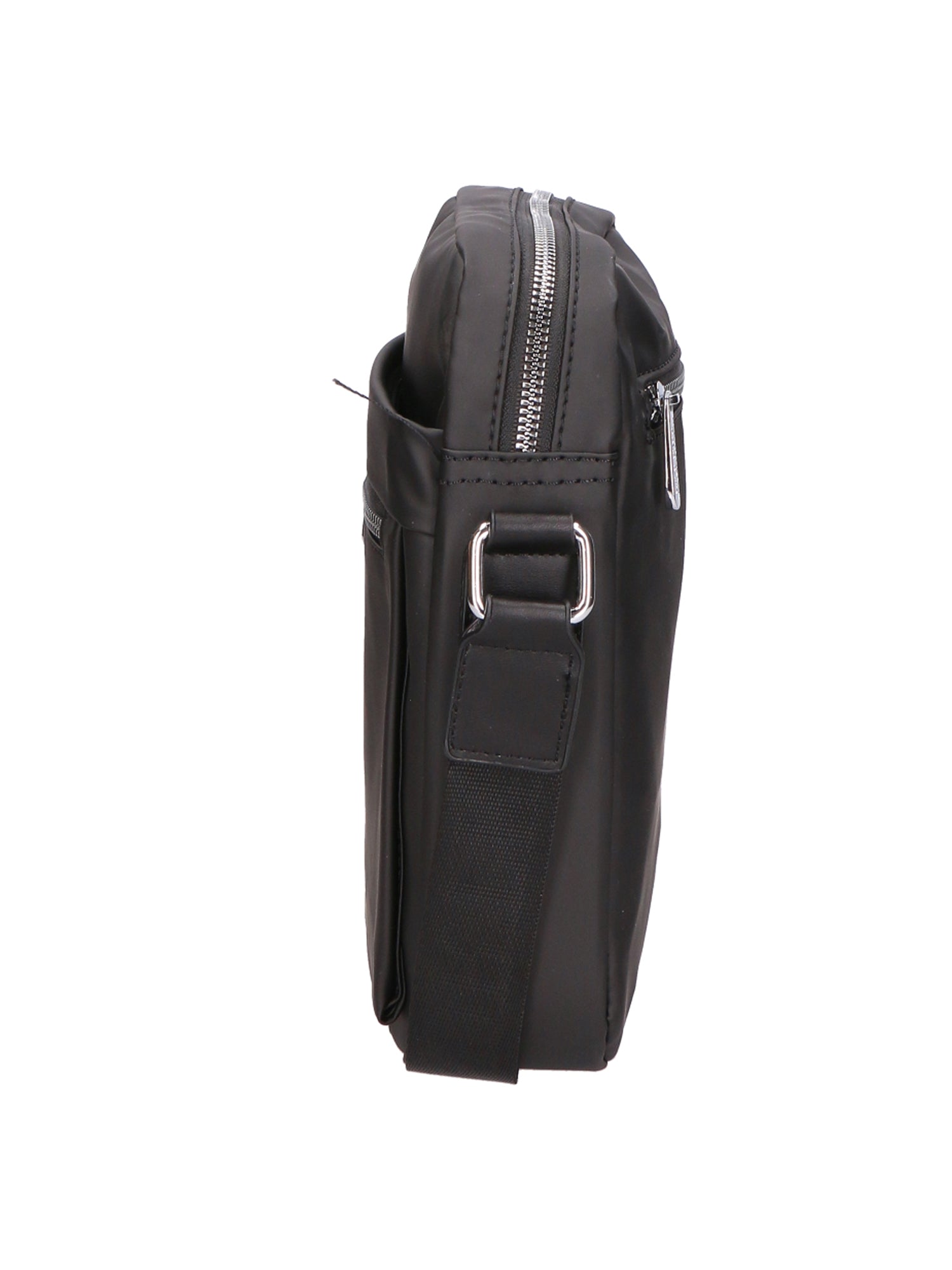 Borsa a tracolla uomo 100% PU Leather PCL3015-BLACK Northampton Polo Club