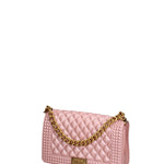 Borsa a mano donna 100% gomma FLAT PENKA M-OLD ROSE-LIGHT OTTONE Marc Ellis