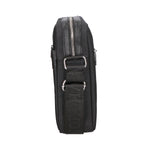 Borsa a tracolla uomo Pelle PU e nylon PCL3071-BLACK Northampton Polo Club