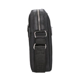 Borsa a tracolla uomo Pelle PU e nylon PCL3071-BLACK Northampton Polo Club