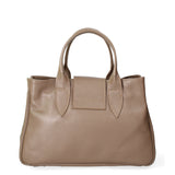 Ascoli Borsa a mano da donna Pelle stampata cocco 7718-D40 TAUPE Gave Lux