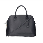 Silvana Chic Borsa a mano da donna 100% pelle 80028 5197-D24 BLU BLUE Gave Lux