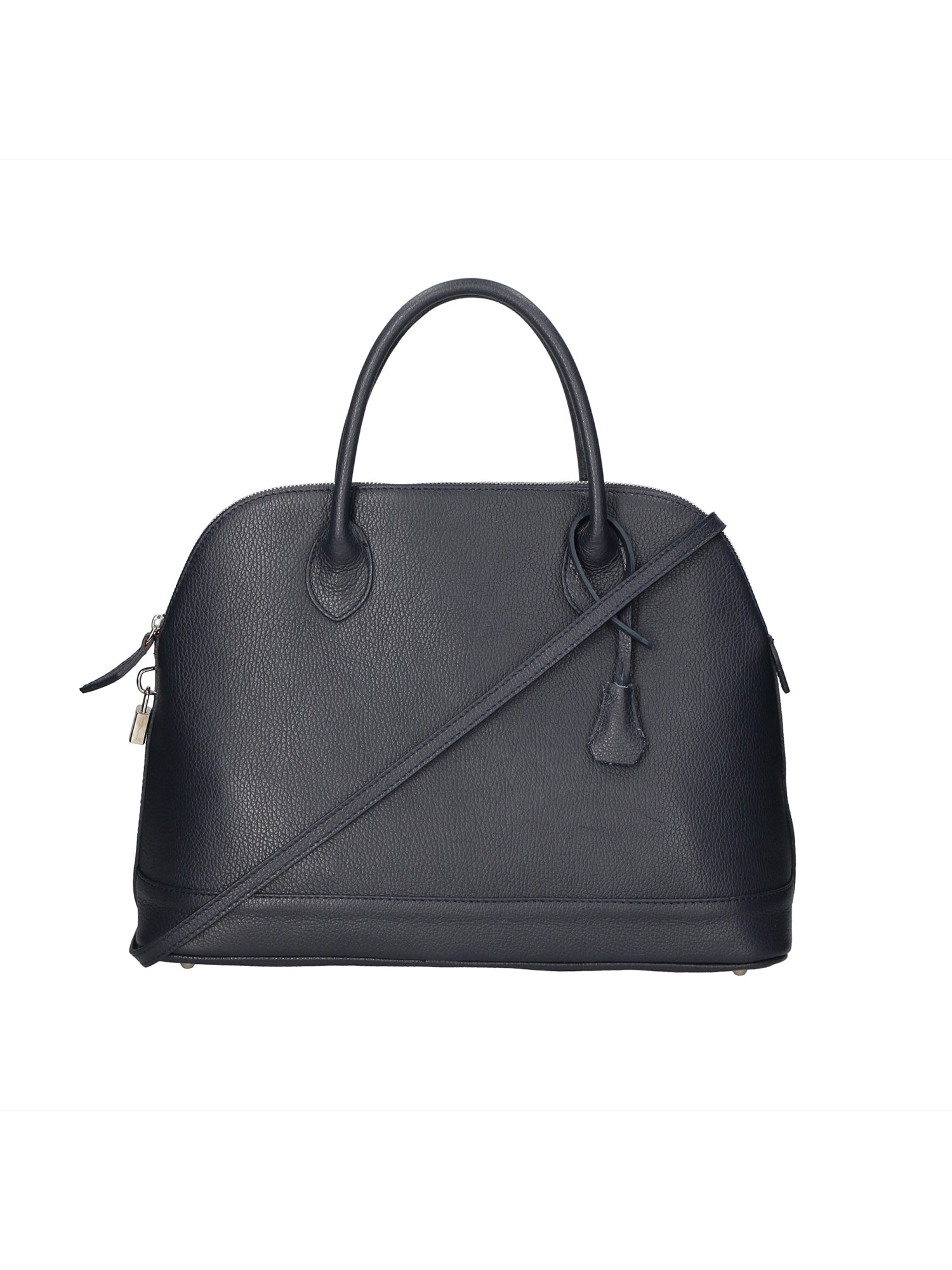 Silvana Chic Borsa a mano da donna 100% pelle 80028 5197-D24 BLU BLUE Gave Lux
