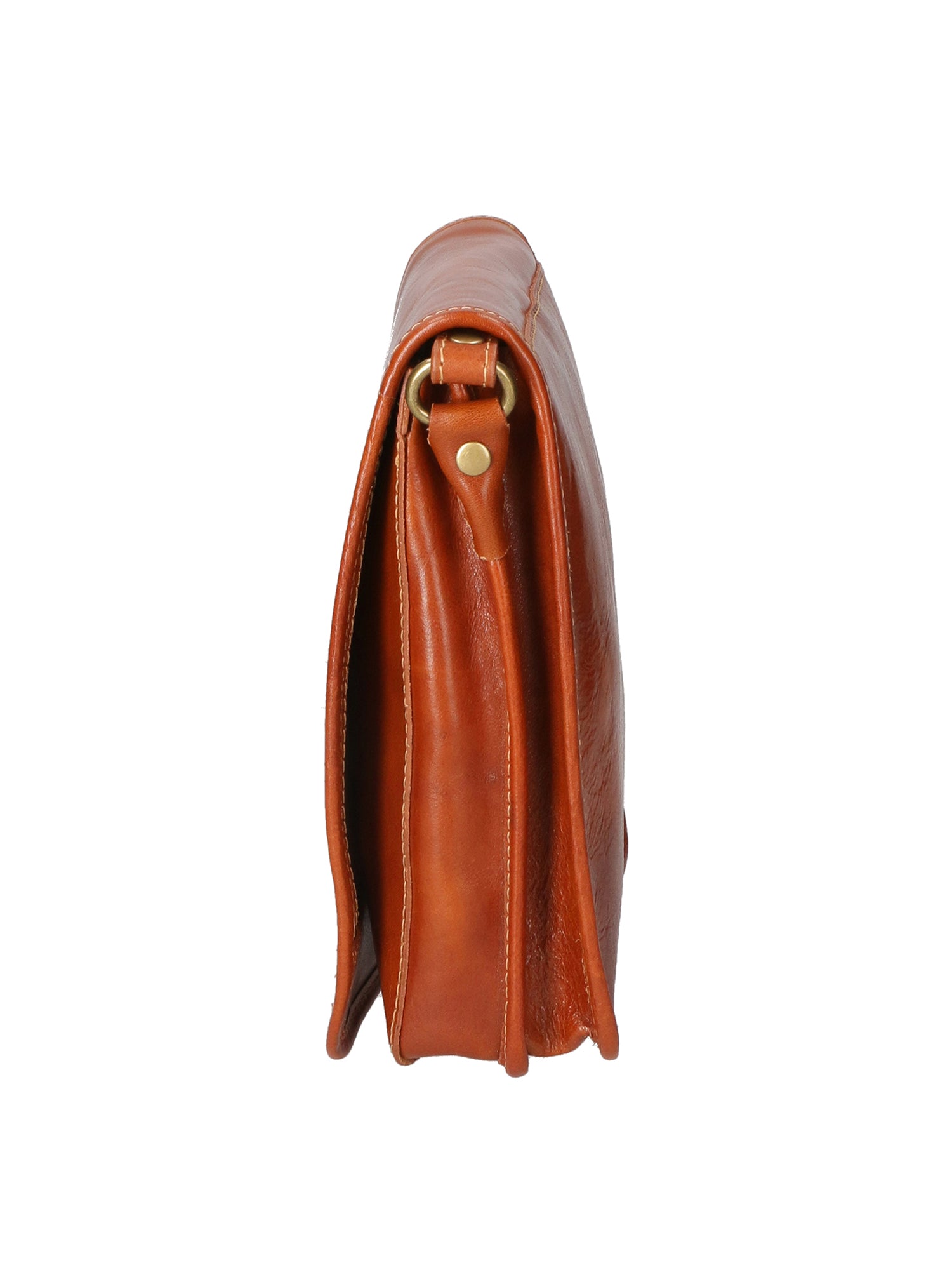 Fiamma Borsa a tracolla da donna Vera pelle 9109-CUOIO Gave Lux