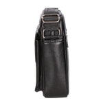 Borsa a tracolla uomo in pelle PU Casual PCL3083-BLACK Northampton Polo Club