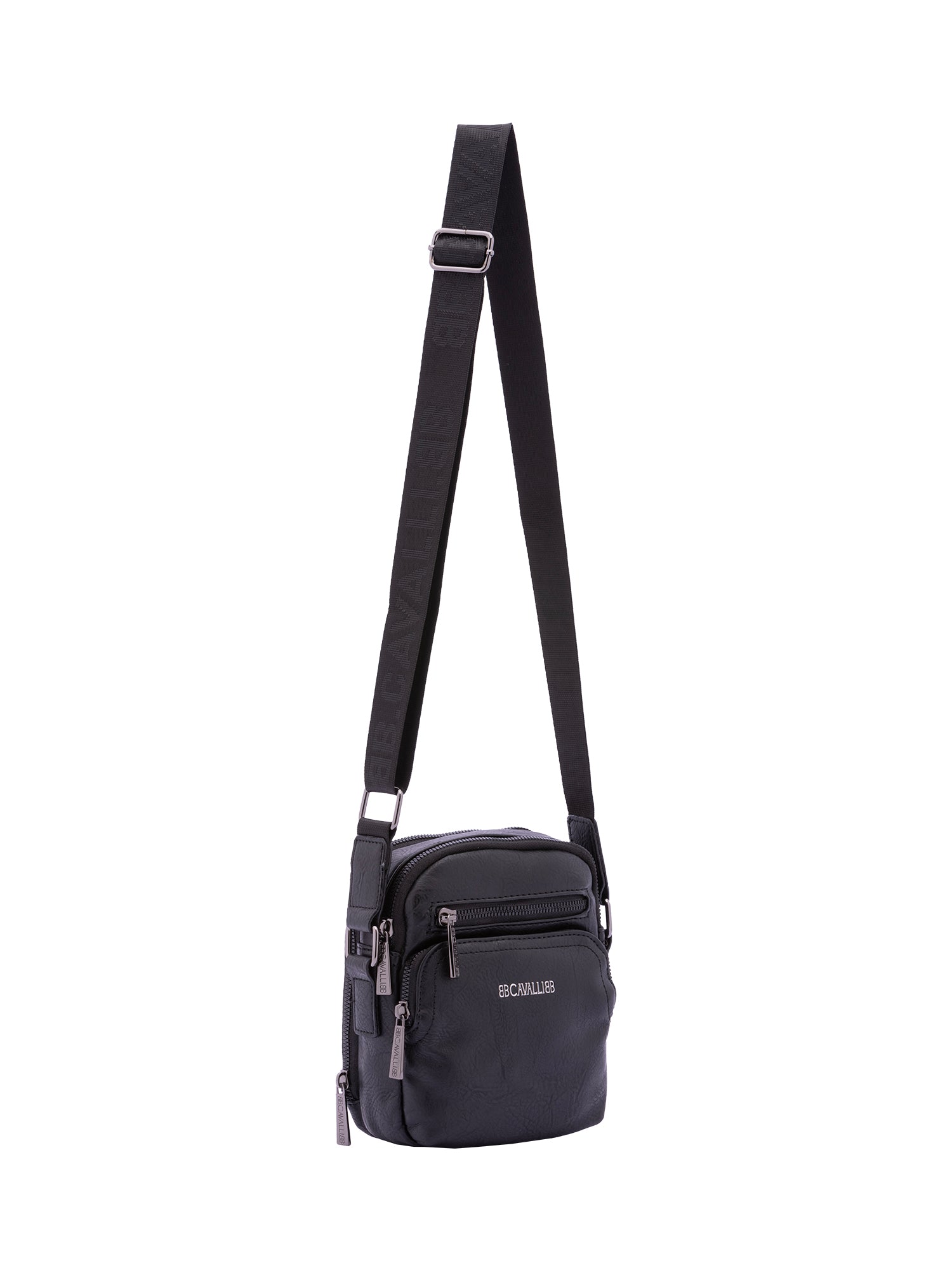 Borsa a tracolla da uomo Ecopelle BC1192-NERO B Cavalli