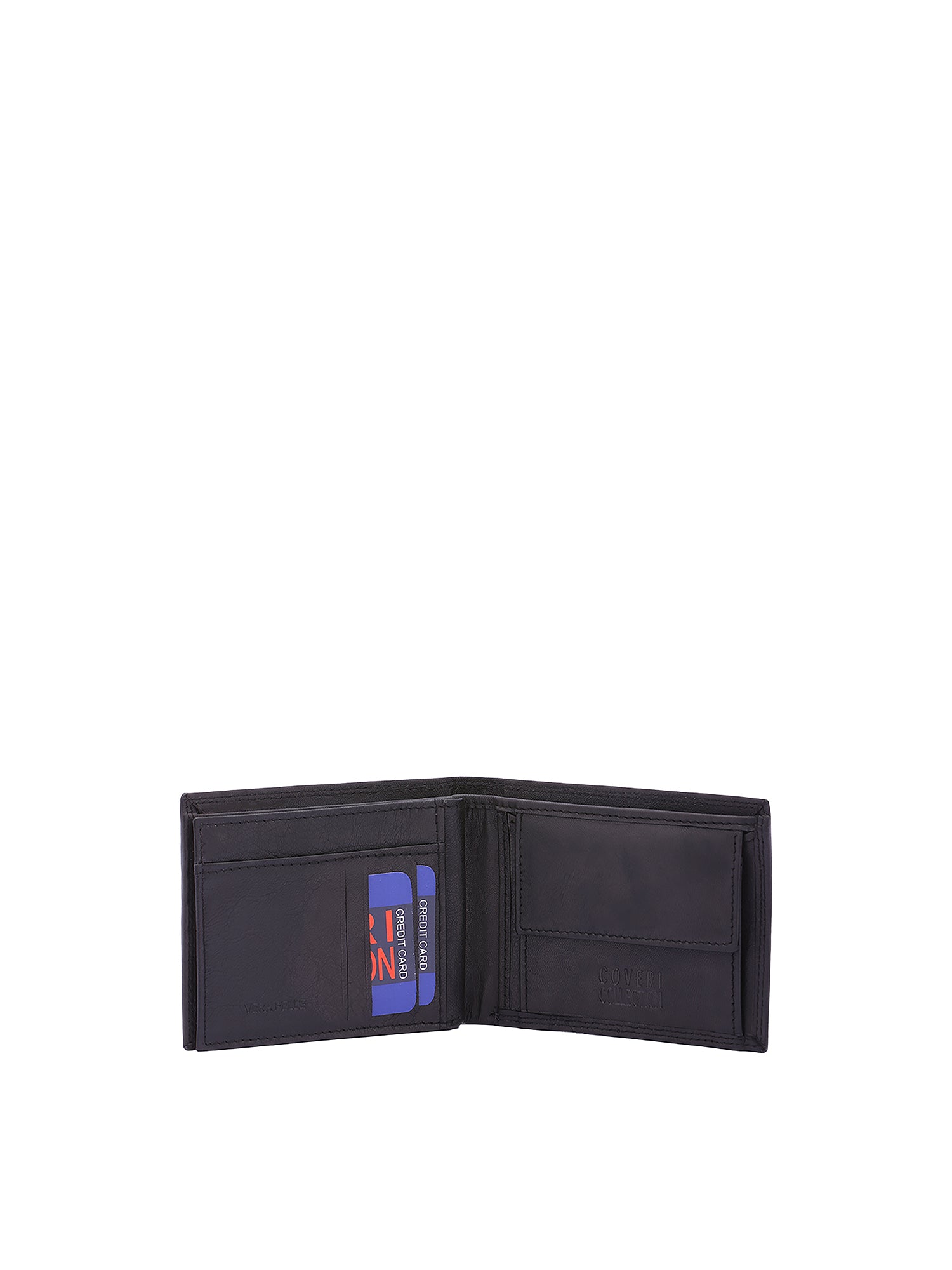 Portafoglio uomo in vera pelle Casual CC808-293-NERO Coveri Collection
