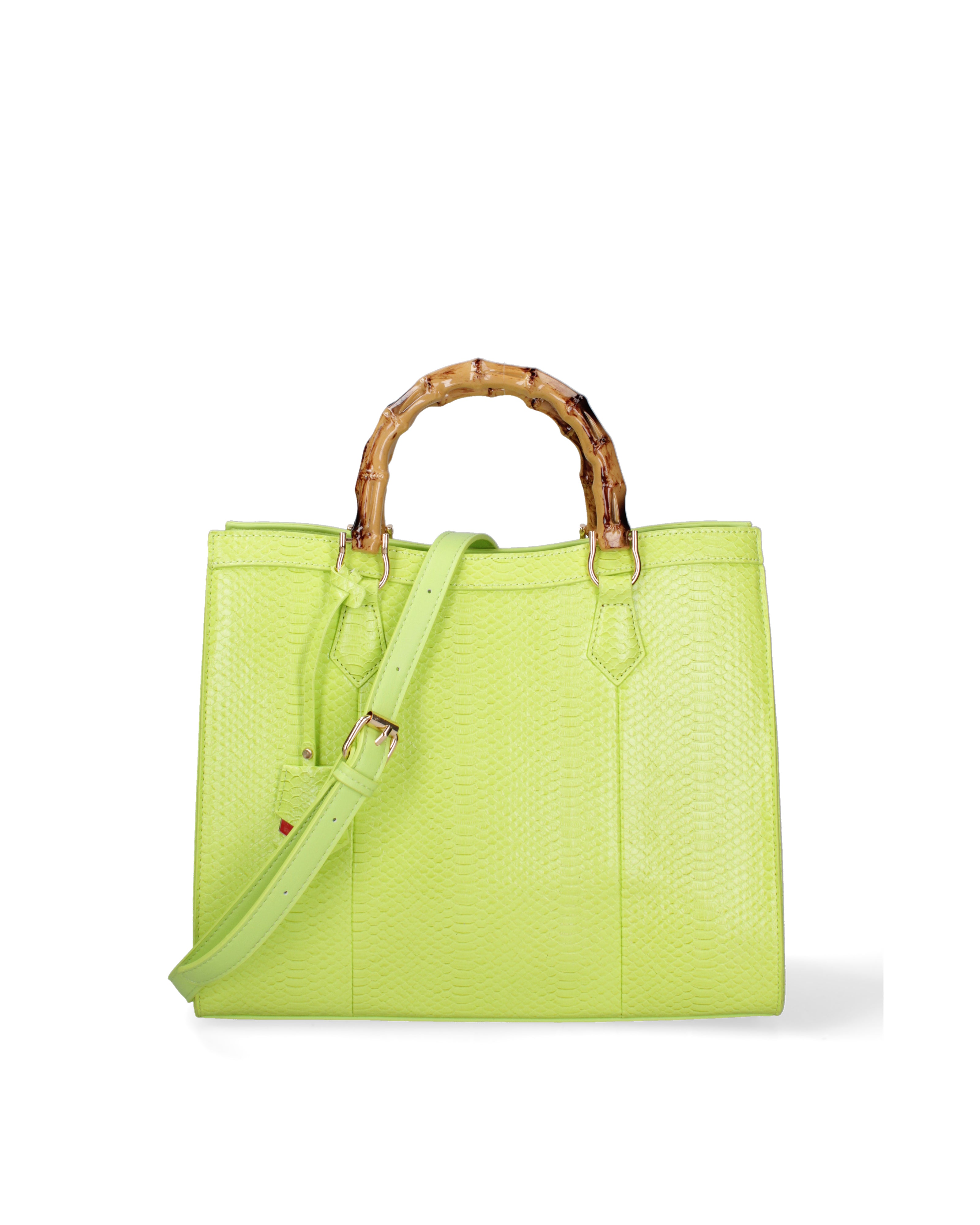 Borsa a spalla da donna Ecopelle vegana DC3333-3-LIME Diana&co