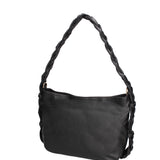Isara Borsa a spalla da donna Vera pelle 07170-NERO BLACK Gave Lux