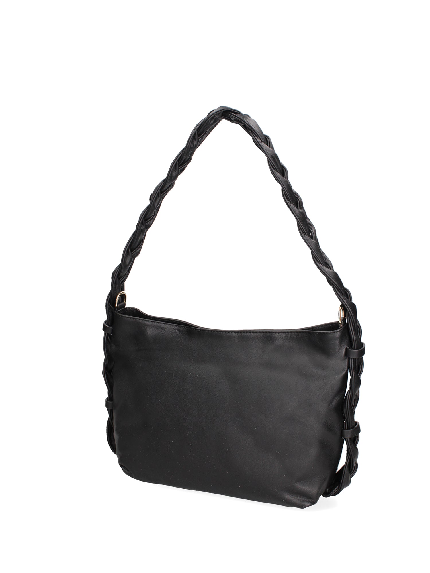 Isara Borsa a spalla da donna Vera pelle 07170-NERO BLACK Gave Lux