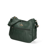 Borsa a tracolla da donna Ecopelle BC1383-GREEN B Cavalli