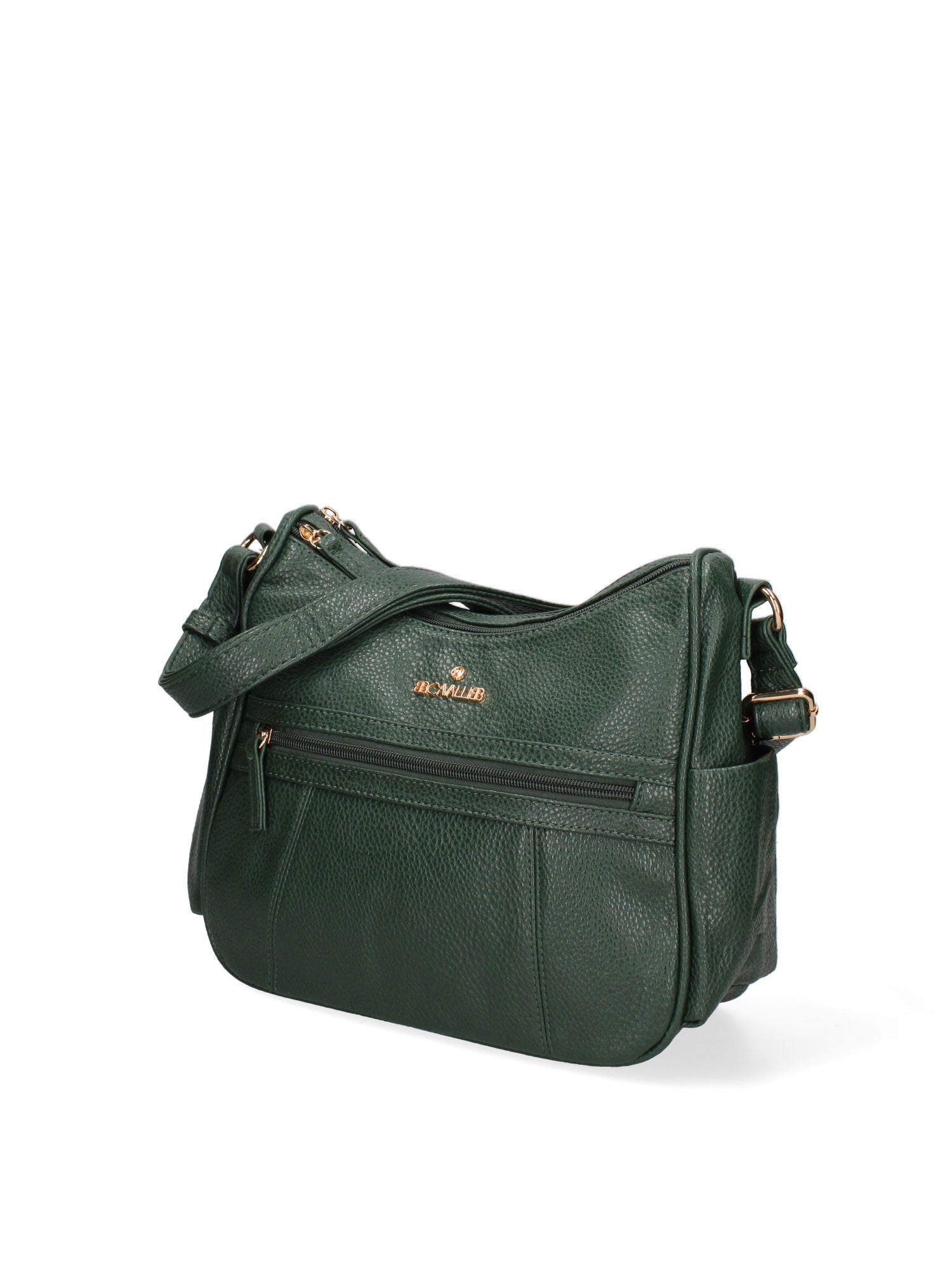 Borsa a tracolla da donna Ecopelle BC1383-GREEN B Cavalli