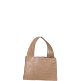 Borsa a mano da donna Vera pelle effetto cocco 07220-C05 TAUPE CHIARO Roberta Rossi