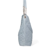 Borsa a spalla da donna Nylon ed ecopelle DC3533-4-LIGHTBLUE Diana&co