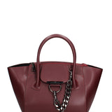 Borsa a mano da donna 100% vera pelle JR-W-1102MBX-BURGUNDY-CDF John Richmond