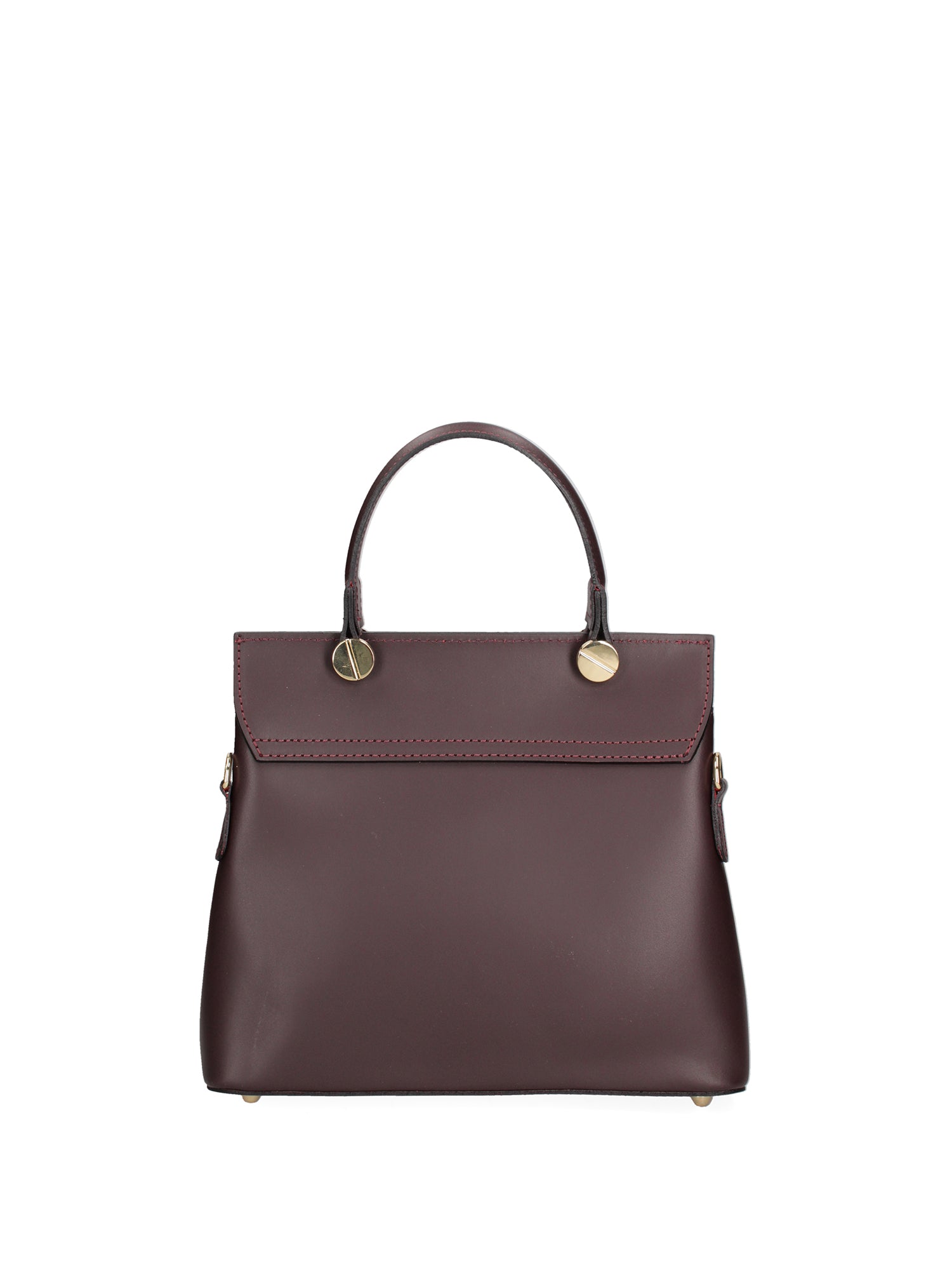 Borsa a mano da donna 100% vera pelle 7708-L133 BORDO' Viola Castellani