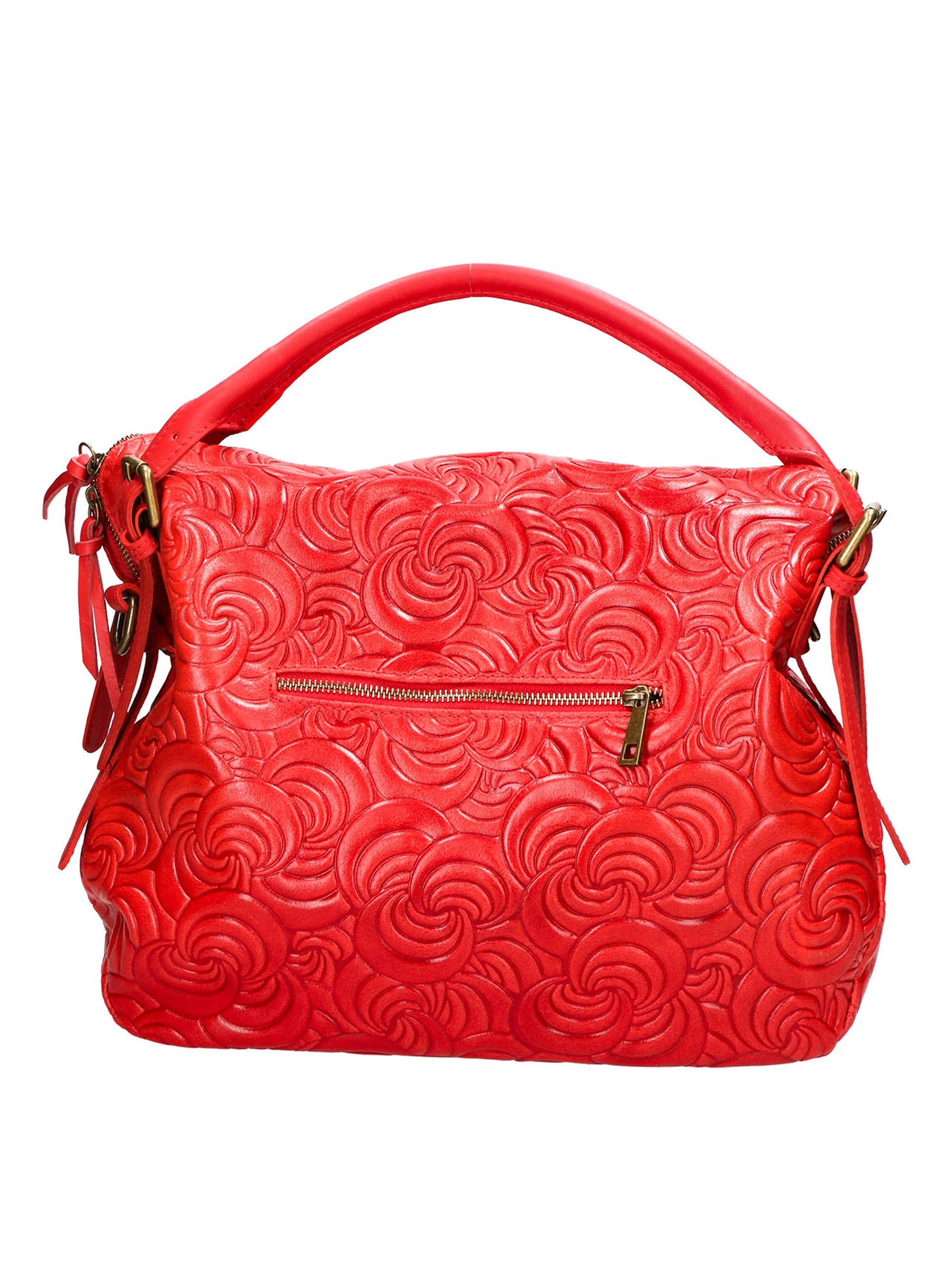 Devis Borsa a mano da donna Vera pelle 80014-023 ROSSO Gave Lux