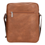Borsa a tracolla uomo in pelle PU Casual PCL3001-BROWN Northampton Polo Club