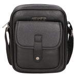 Borsa a tracolla uomo 100% PU Leather PCL3005-BLACK Northampton Polo Club