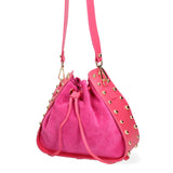 Ravello Borsa a spalla da donna Vera pelle 8977-FUXIA Gave Lux