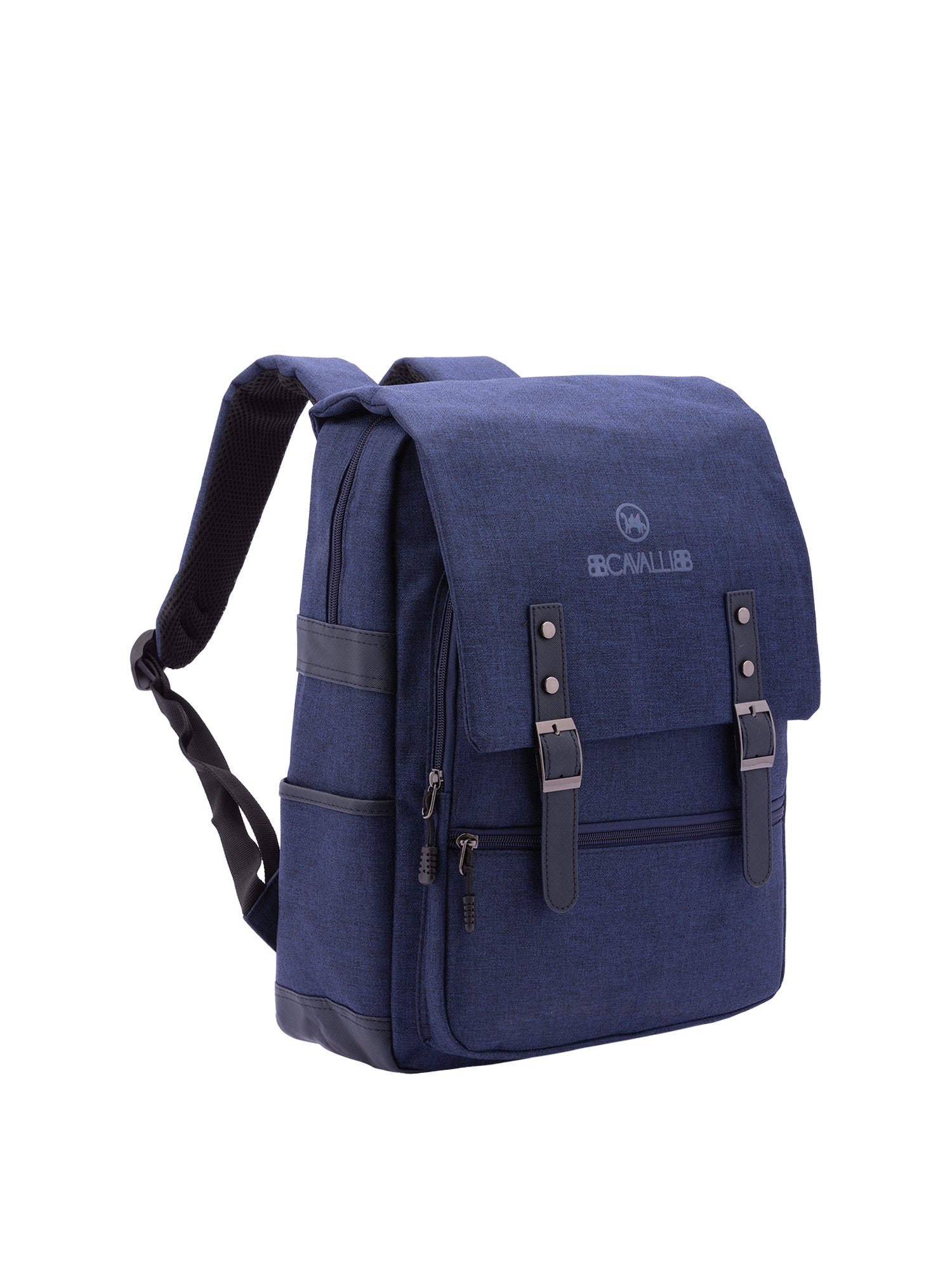 Zaino da uomo in poliestere Casual BC1290-BLU B Cavalli