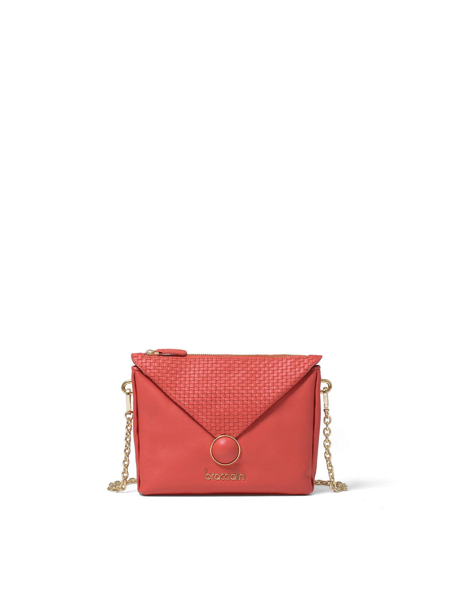 Solara Elite Borsa a tracolla donna Vera pelle B17206-ROSSO Braccialini