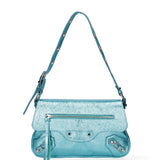 Borsa a spalla da donna Vera pelle 07234-L037 TURCHESE Roberta Rossi
