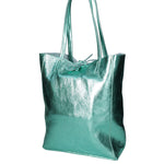 Íris Borsa a mano da donna Vera Pelle 07565-L037 TURCHESE Gave Lux