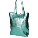 Íris Borsa a mano da donna Vera Pelle 07565-L037 TURCHESE Gave Lux