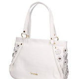 Amaranta Ultra Borsa a spalla da donna 100% pelle B17241-BIANCO Braccialini
