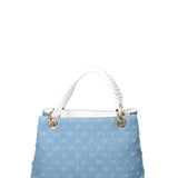 Borsa a mano da donna Vera pelle JR-W-1114JS-LIGHT JEANS-WHITE John Richmond