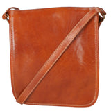Fiamma Borsa a tracolla da donna Vera pelle 9109-TMORO DARK BROWN Gave Lux