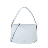 Sabina Borsa a spalla da donna Vera pelle 07139-D92 CELESTE Viola Castellani