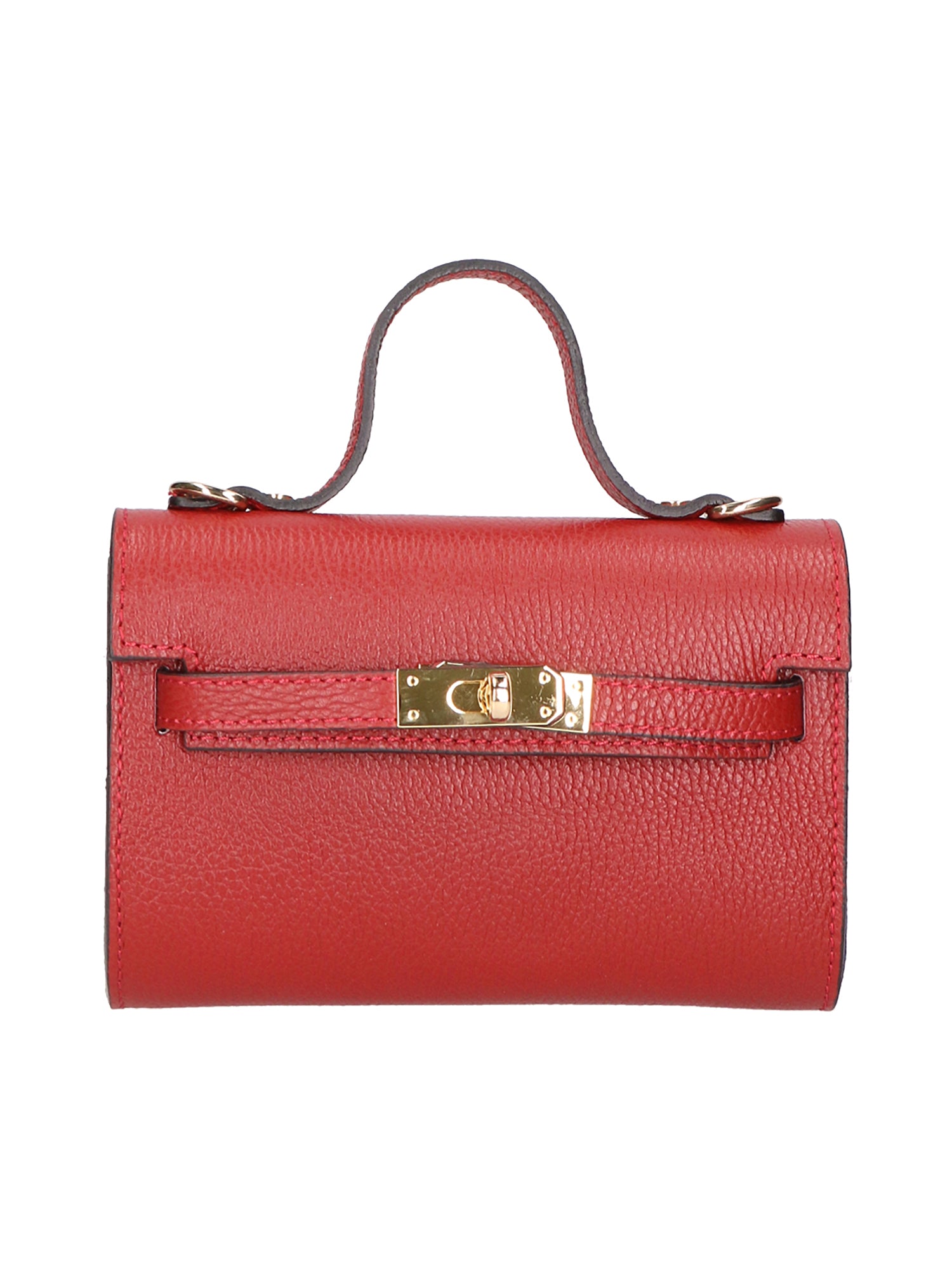 Uma Borsa a mano da donna Vera pelle 06525-D10 ROSSO SCURO Gave Lux