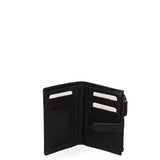 Portafoglio da donna in vera pelle Casual LB7702-20-BLACK Laura Biagiotti