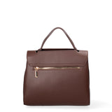 Borsa a mano da donna Ecopelle 635-1-CHOCOLATE Diana&co
