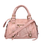 Erisia Borsa a spalla da donna Vera pelle 06091-ROSA Gave Lux