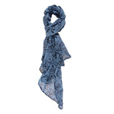 Artigianale L1004-BLU Cotone e Seta Gave Lux