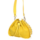 Ravello Borsa a spalla da donna Vera pelle 8977-GIALLO Gave Lux
