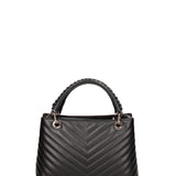 Borsa a mano da donna Vera pelle JR-W-1107SA-BLACK-SILVER John Richmond