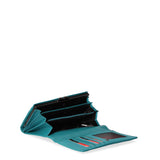Portafoglio donna vera pelle Casual 455-131-TURCHESE Pierre Cardin