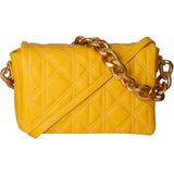 Aurélia Borsa a spalla da donna Vera pelle 04542-S04 GIALLO Gave Lux