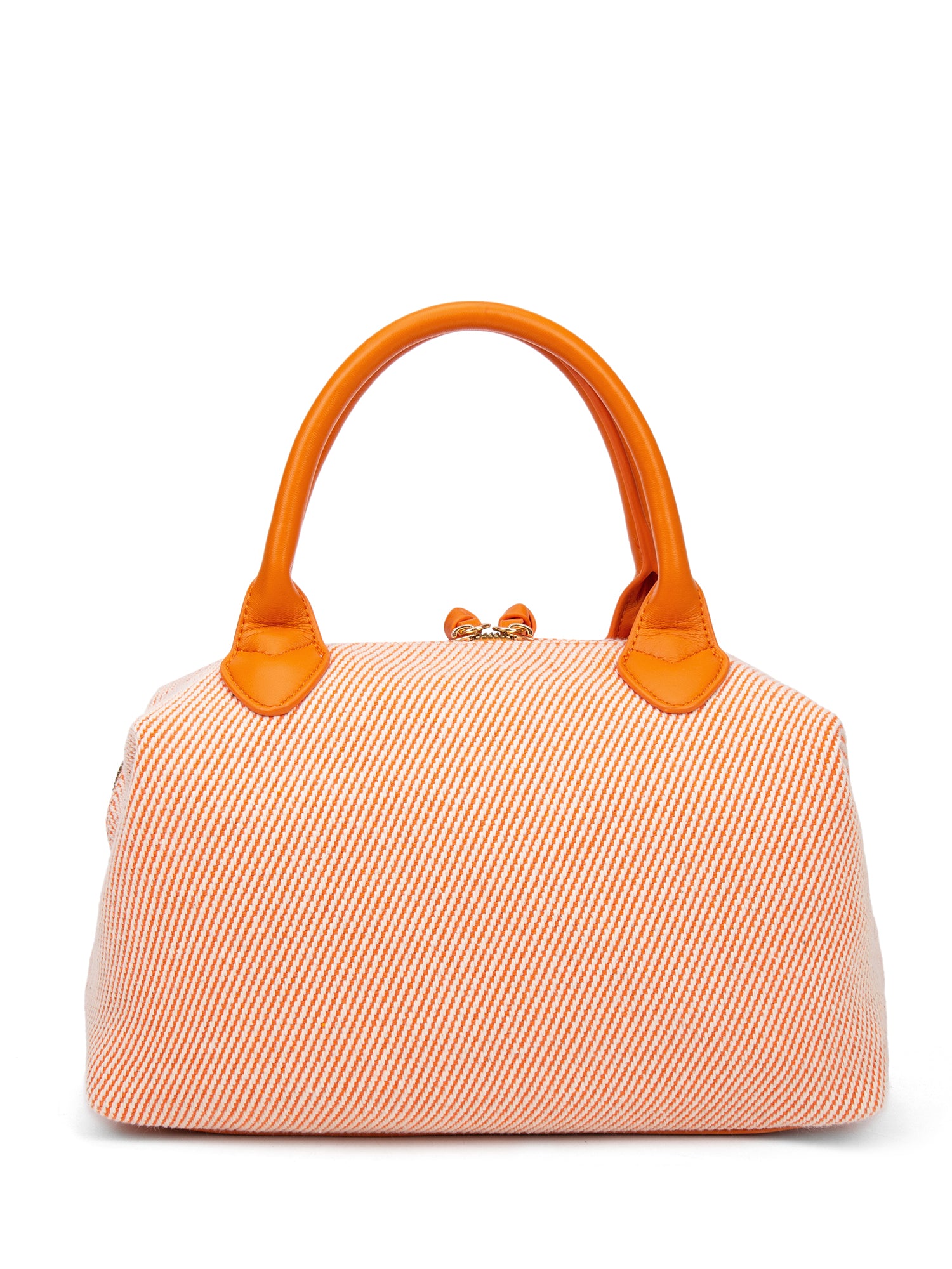 Borsa a mano da donna 100% pelle vegana PU 749-1PT-ORANGE Diana&co
