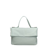 Borsa a spalla da donna Vera pelle 07159-D102 CIELO Viola Castellani