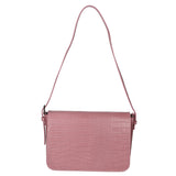 Azzurra Borsa a spalla da donna Vera pelle croco 05699- C73 ROSA ANTICO Gave Lux