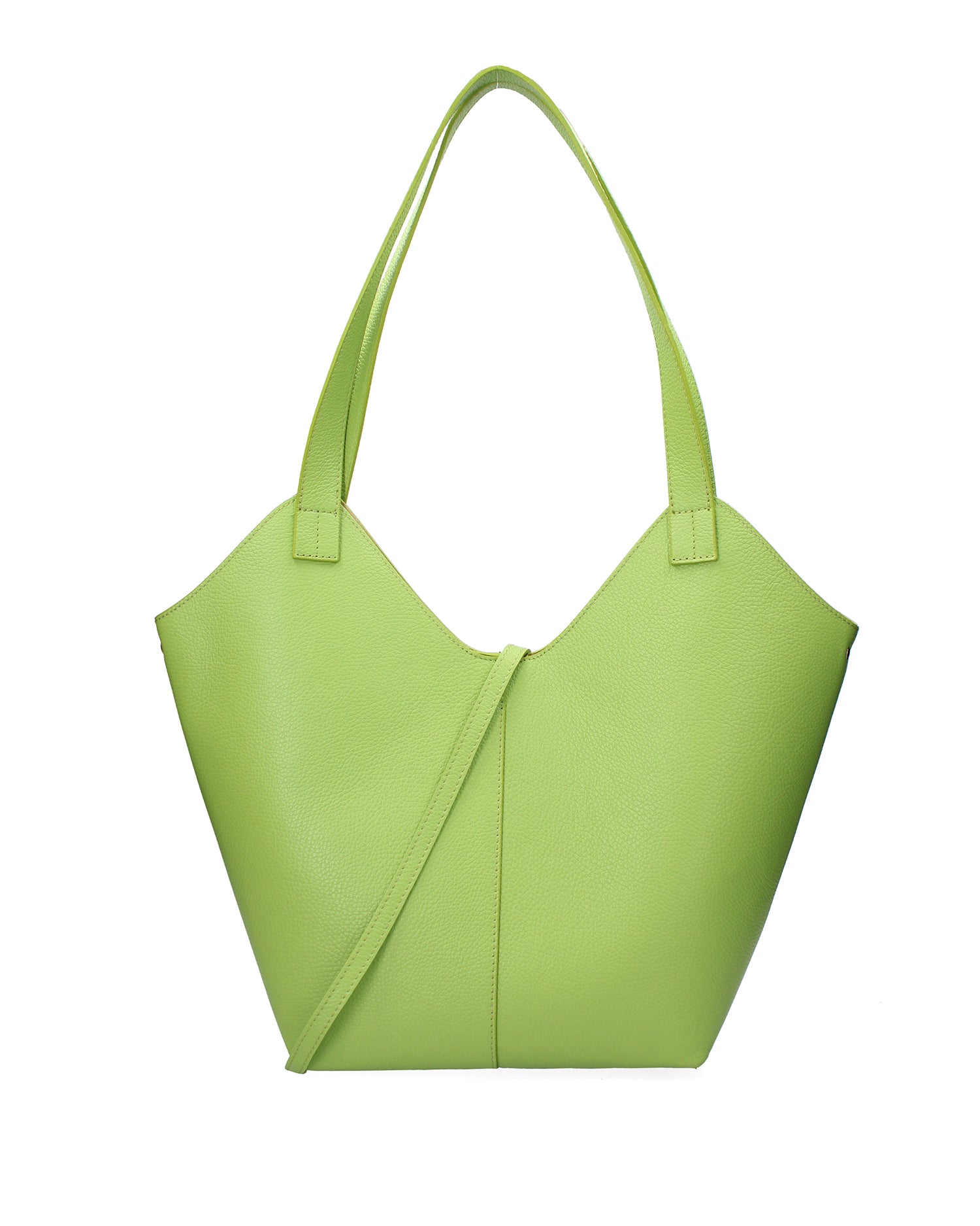 Borsa a mano da donna Vera pelle 07231-D12 VERDE Roberta Rossi