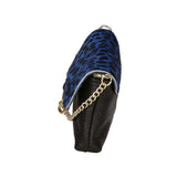 Safira Borsa a mano da donna Vera pelle 04760-LEO P BLU Gave Lux