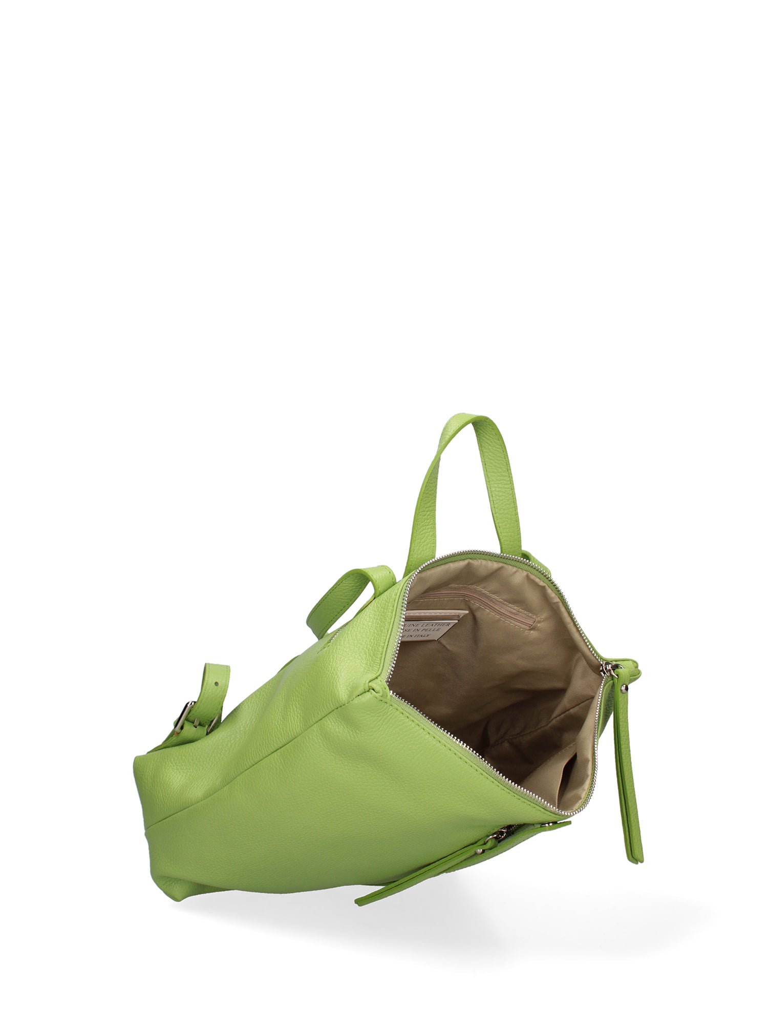 Borsa a mano da donna Vera pelle 07137-D12 VERDE Roberta Rossi