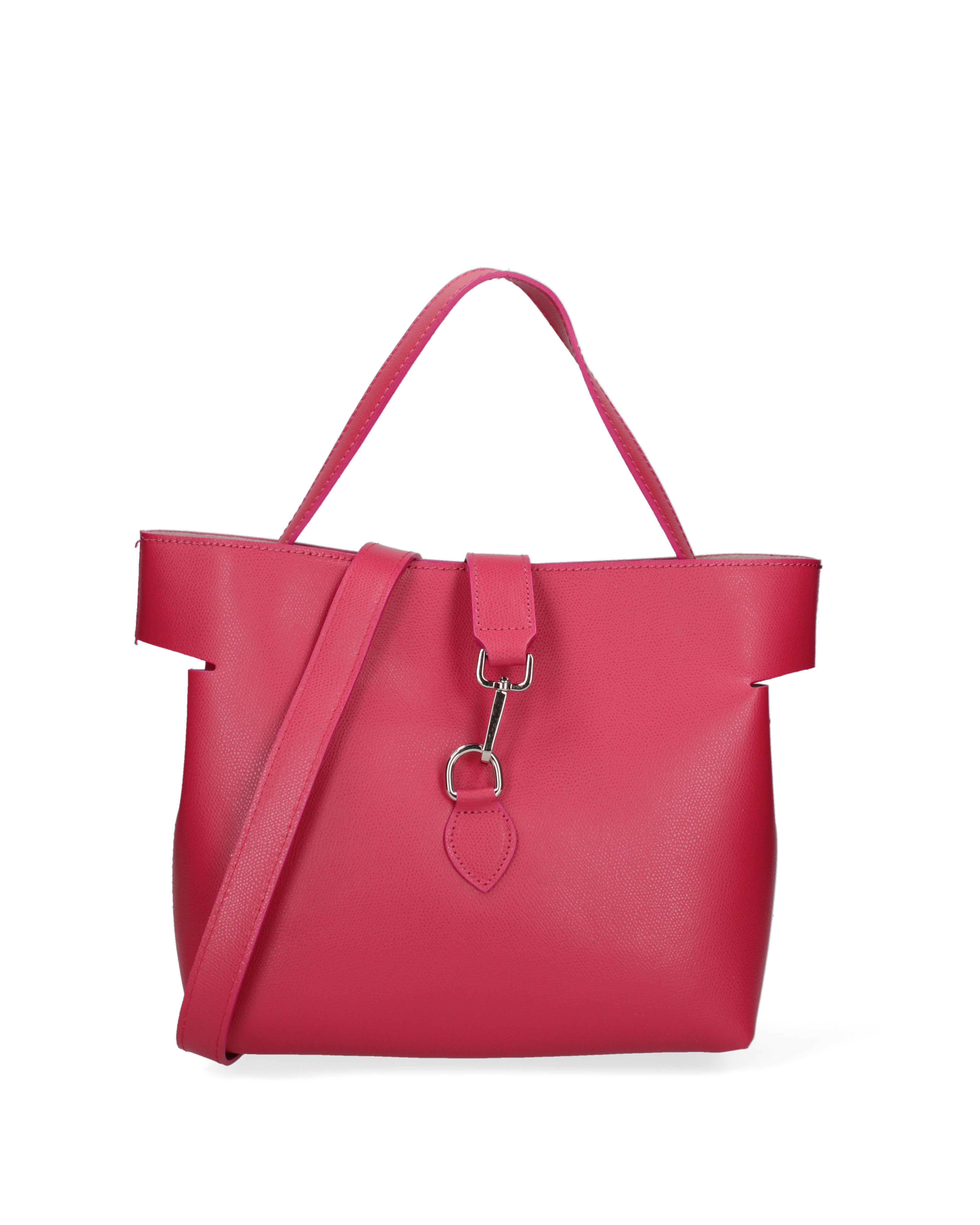 Liviana Borsa a mano da donna Vera pelle 07379-PL02 FUXIA Gave Lux